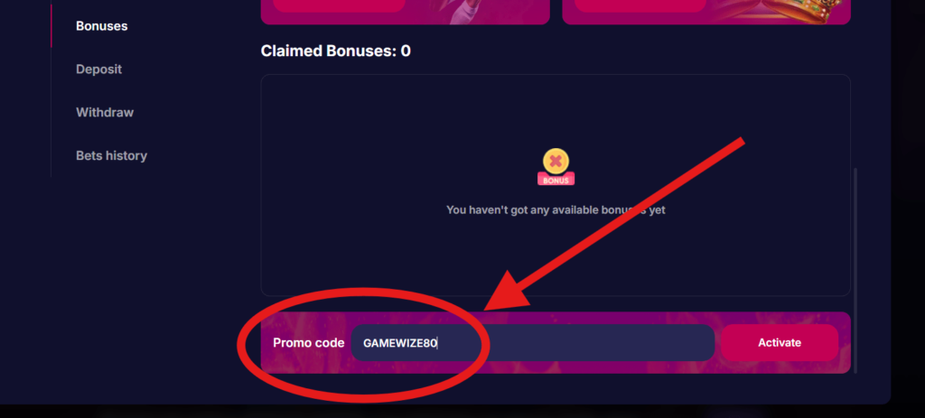 Promo kód pri registrácii – NV Casino