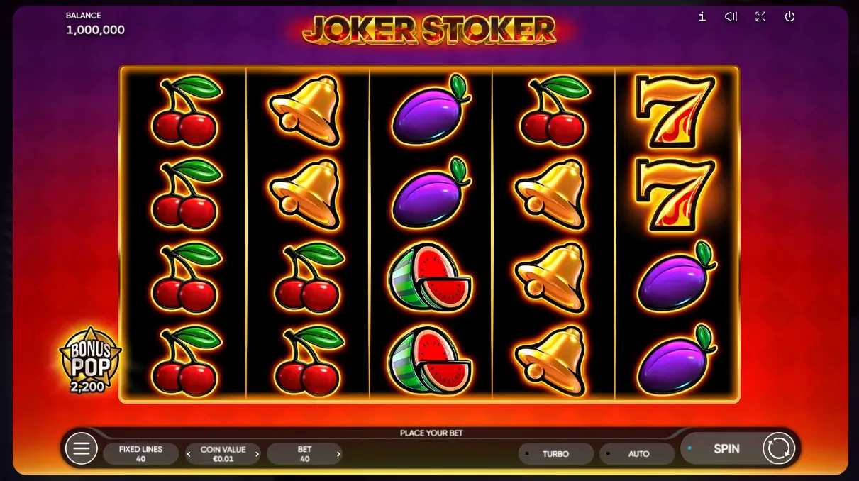NV Casino GAMEWIZE50FIRE Joker Stoker bonus