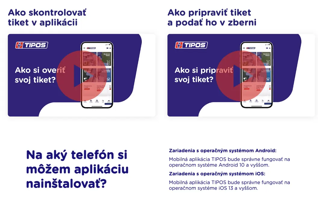 eTipos aplikácia TIPOS