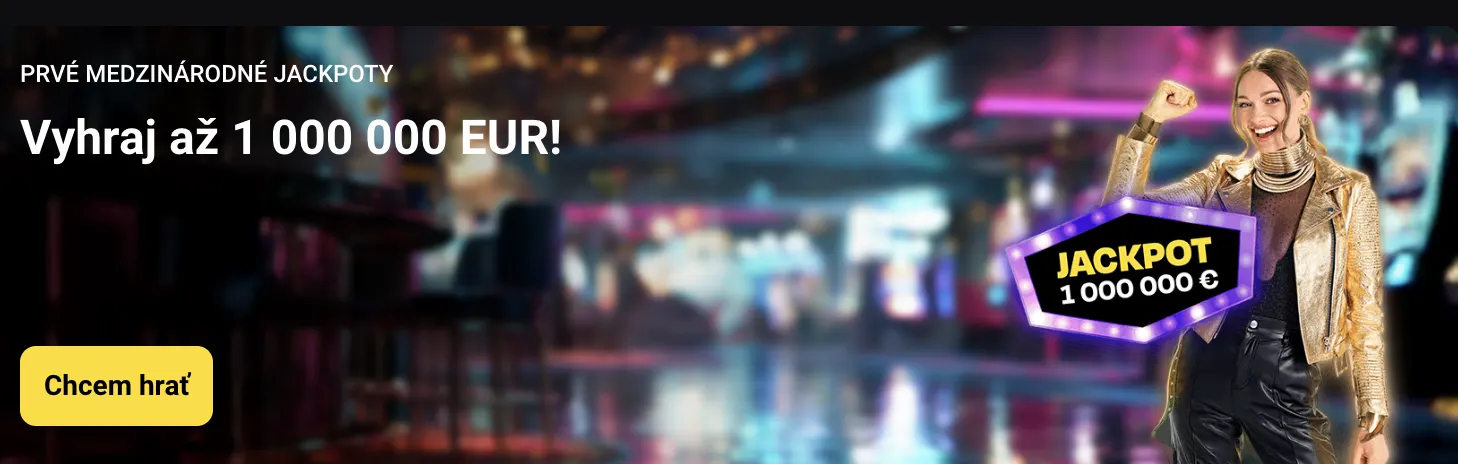 Fortuna medzinárodné jackpoty až do 1 000 000 €