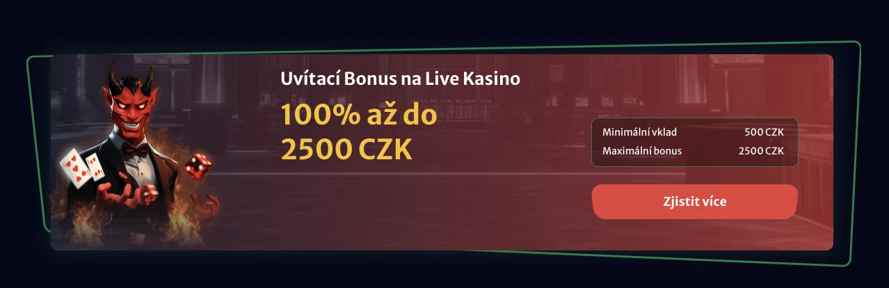 Hellspin uvítací bonus na live kasíno 100 %