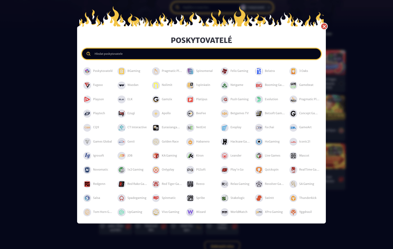 Hellspin poskytovatelia hier - Pragmatic Play, NetEnt, Evolution, Play’n GO a ďalší