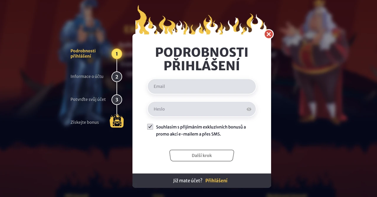 Hellspin registrácia - podrobnosti prihlásenia a e-mail