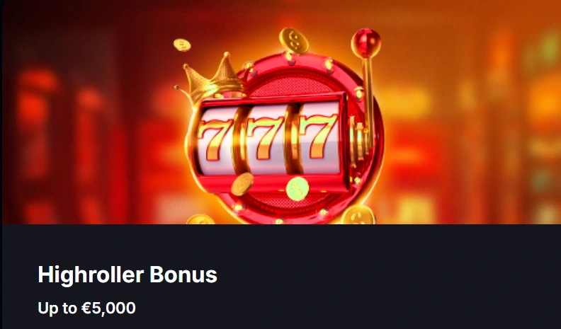 YEP Casino highroller bonus