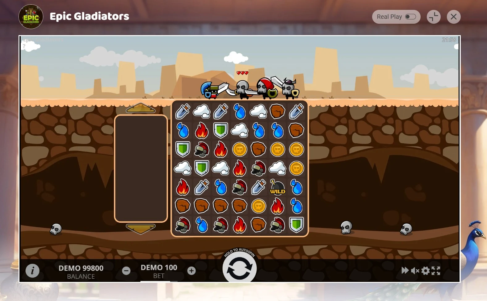 Epic Gladiators od Evoplay - hra pre Imperial Spins