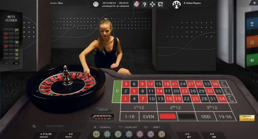 Live ruleta v profesionálnom štúdiu
