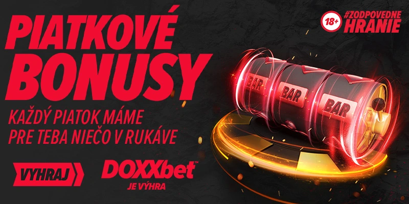 DoxxBet piatkové bonusy v kasíne