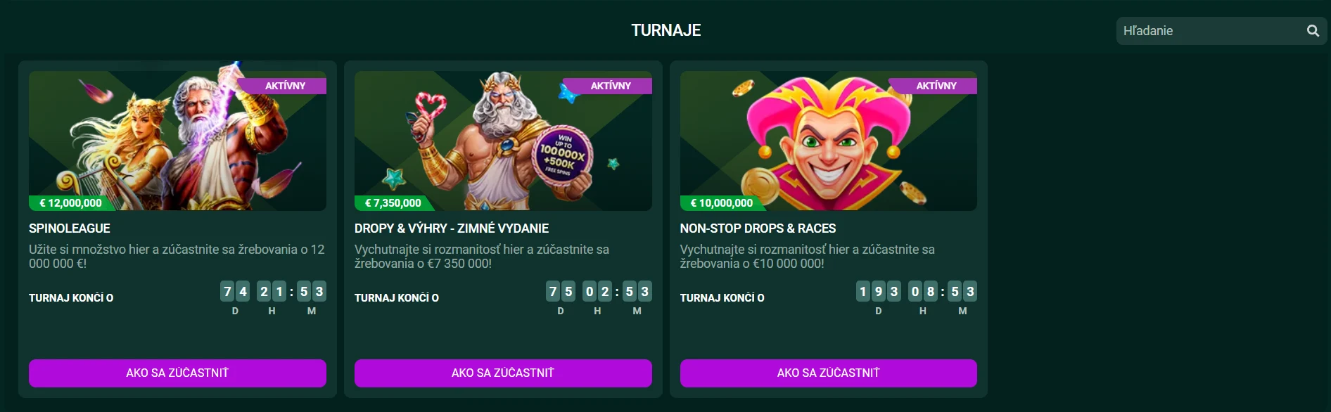 SpinBetter turnaje Spinoleague Drops & Wins a non-stop preteky
