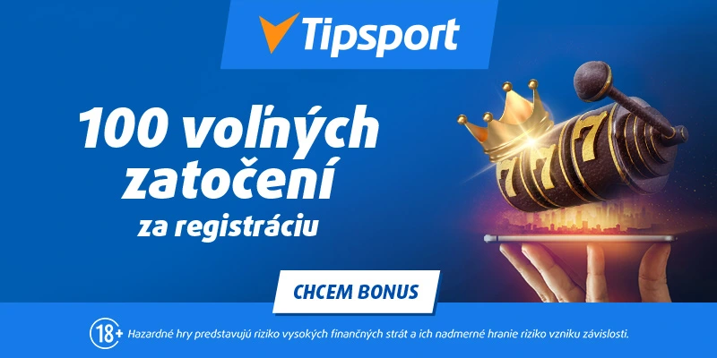 Tipsport – 100 FS za registráciu