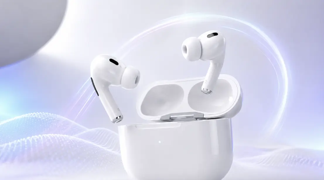 Apple AirPods Pro 3 nad otvoreným nabíjacím puzdrom
